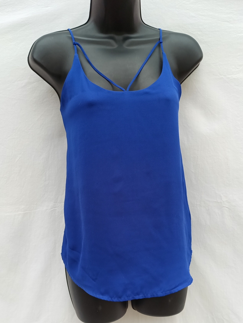 Blue Strappy Women's Cami Top
